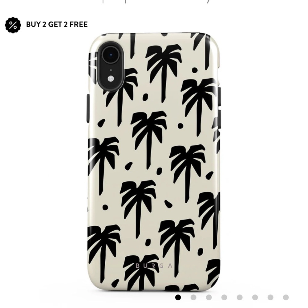 Gently loved BURGA ‘Paraiso’ IPhone XR Tough phone case and Ring/Stand.